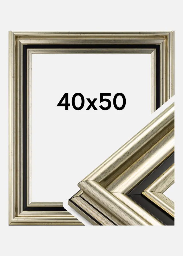 Ramme Gysinge Premium Sølv 40x50 cm