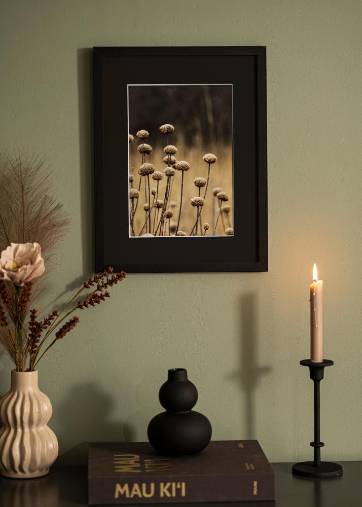Ramme Selection Sort 40x50 cm - Passepartout Sort 27x35 cm