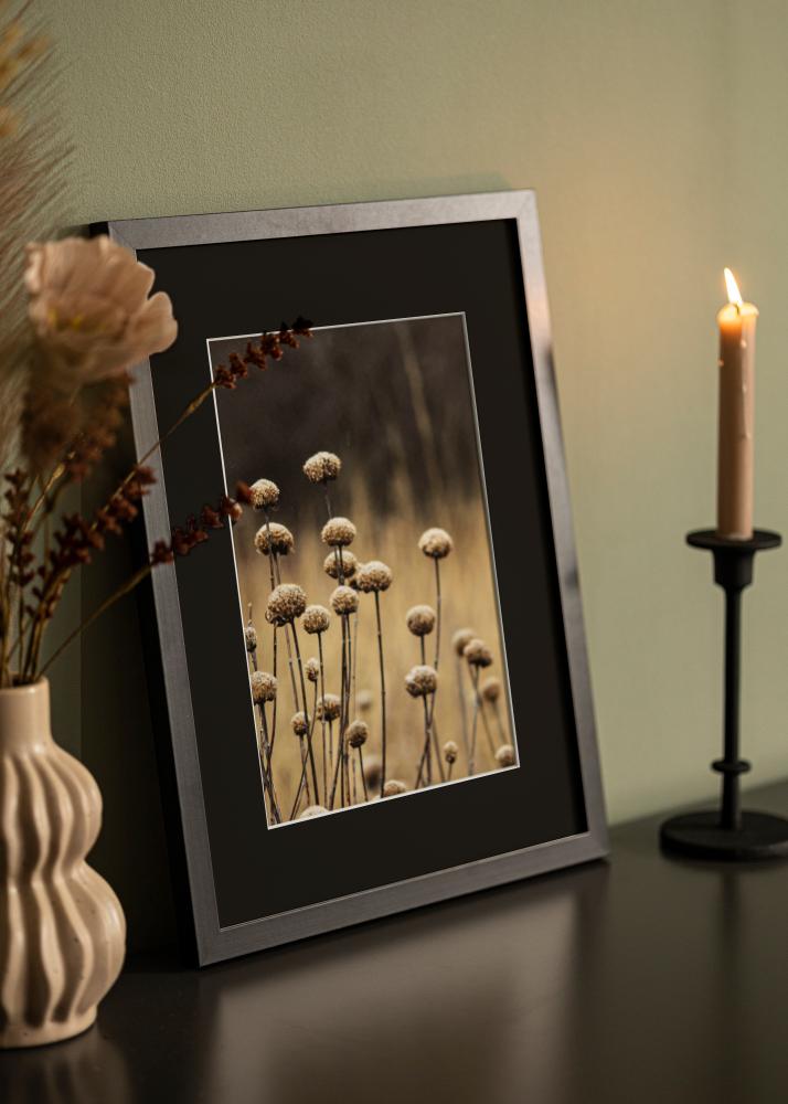 Ramme Selection Sort 40x50 cm - Passepartout Sort 27x35 cm