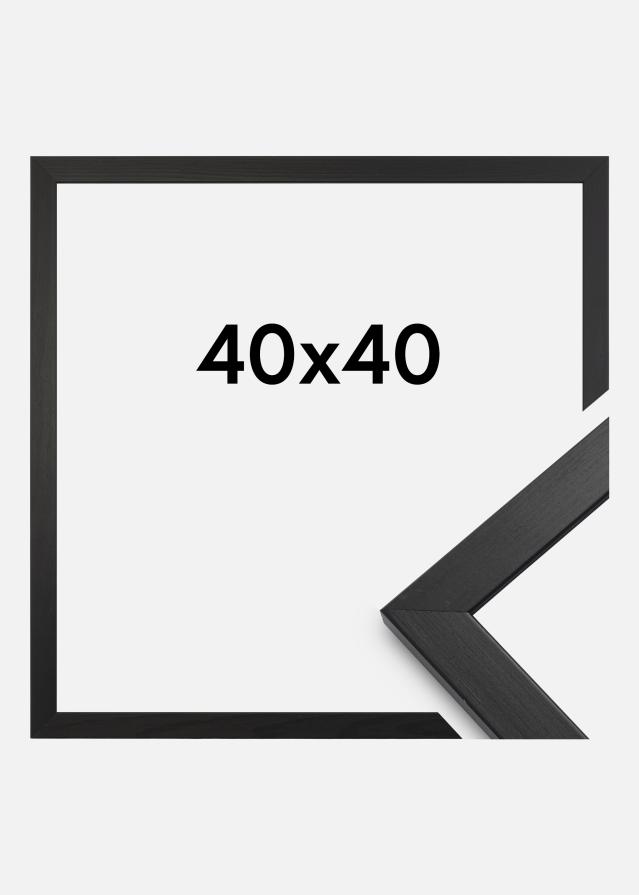 Ramme Stilren Akrylglas Sort 40x40 cm