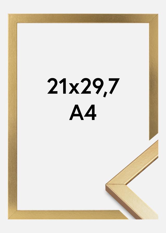 Ramme Minerva Akrylglas Guld 21x29,7 cm (A4)