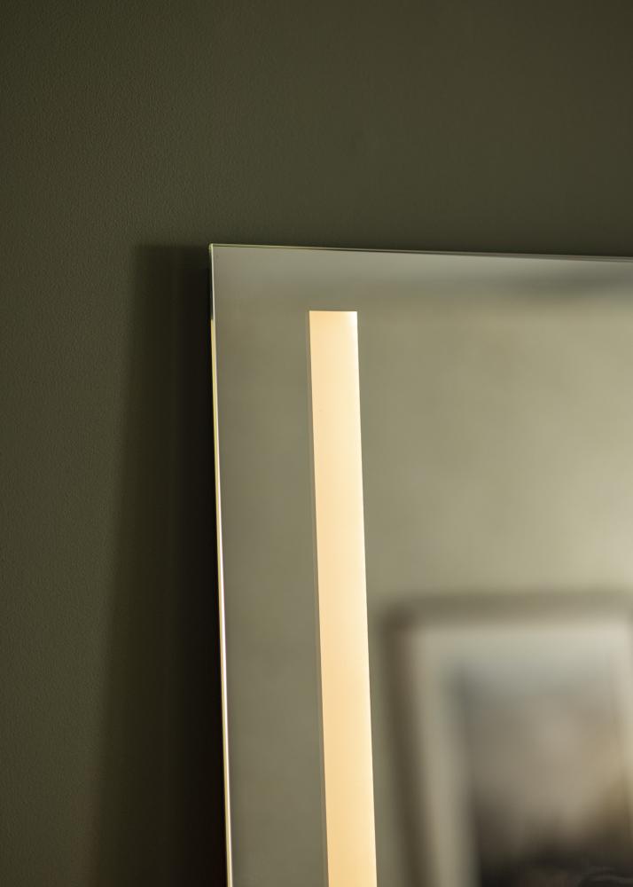 KAILA Spejl Stripes LED 91x109 cm