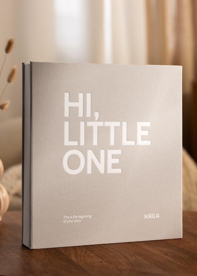 KAILA Fotoalbum HI LITTLE ONE Grå - 600 billeder i 10x15 cm