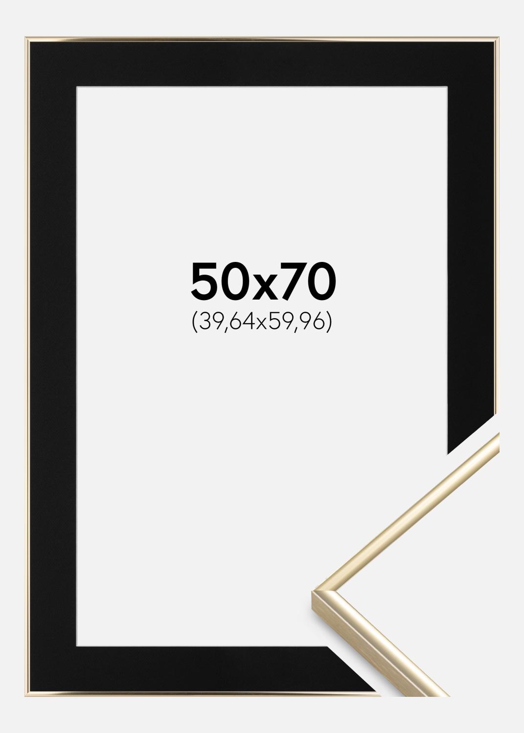 Product Image for Ramme Visby Blank Guld 50x70 cm - Passepartout Sort 16x24 inches