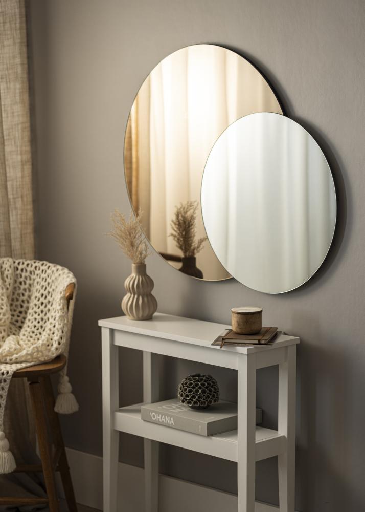 Spejl Dark Bronze & Clear 80x100 cm