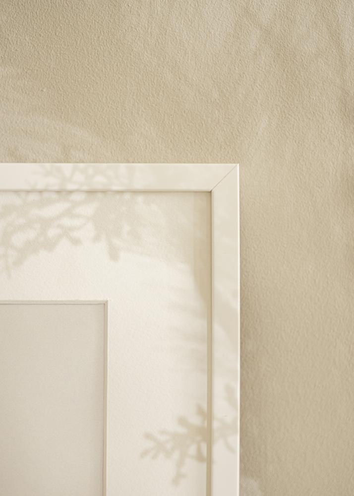 Ramme E-Line Hvid 30x40 cm - Passepartout Hvid 20x28 cm