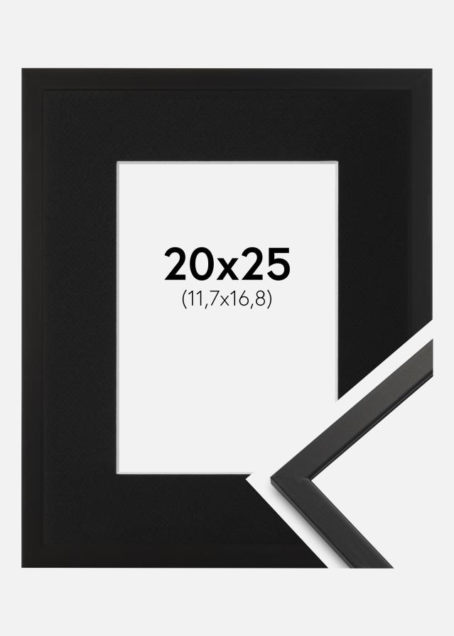 Ramme Edsbyn Sort 20x25 cm - Passepartout Sort 5x7 inches