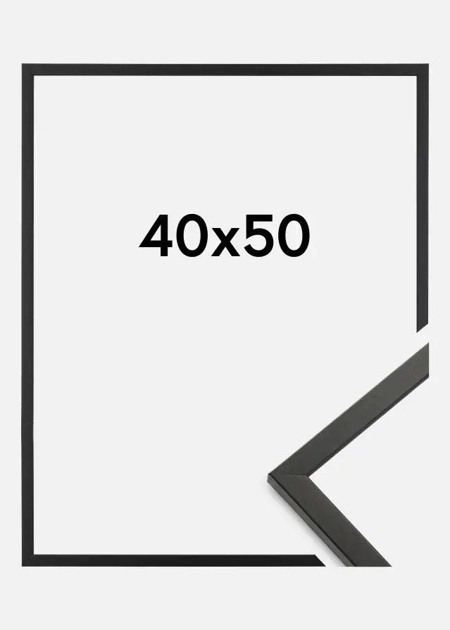 Ramme Galant Akrylglas Sort 40x50 cm
