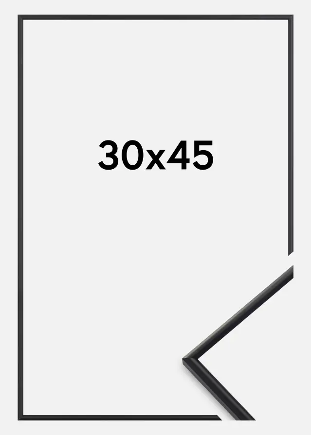 Ramme Can-Can Sort 30x45 cm