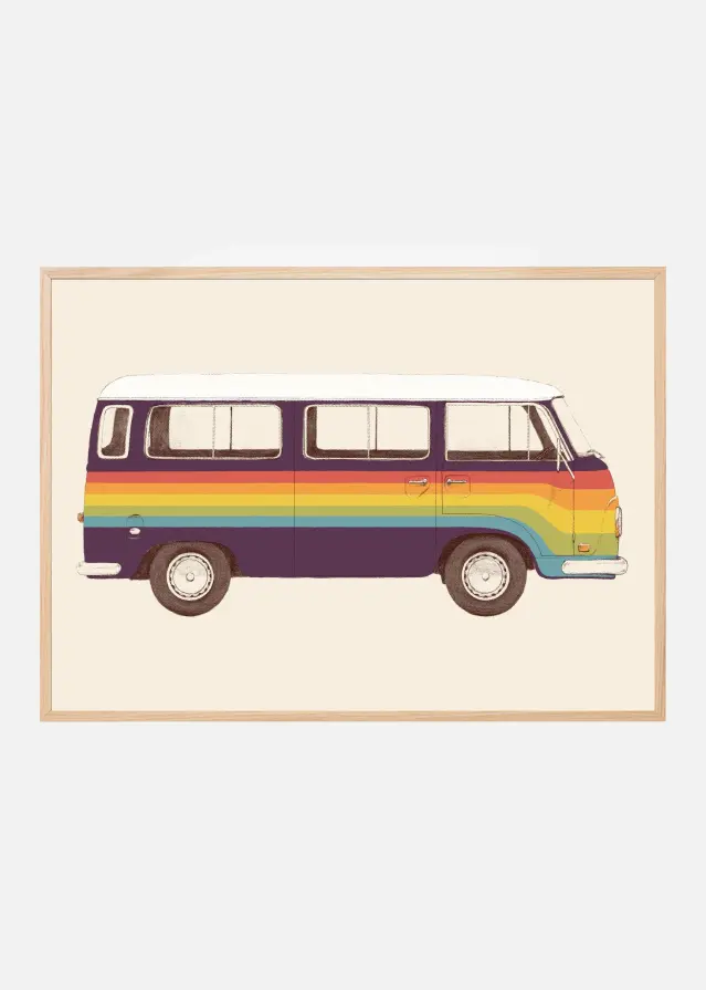 Van Rainbow Plakat