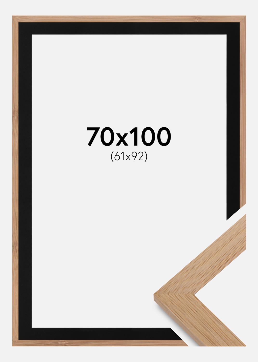 Product Image for Ramme Hoei Bambus 70x100 cm - Passepartout Sort 62x93 cm