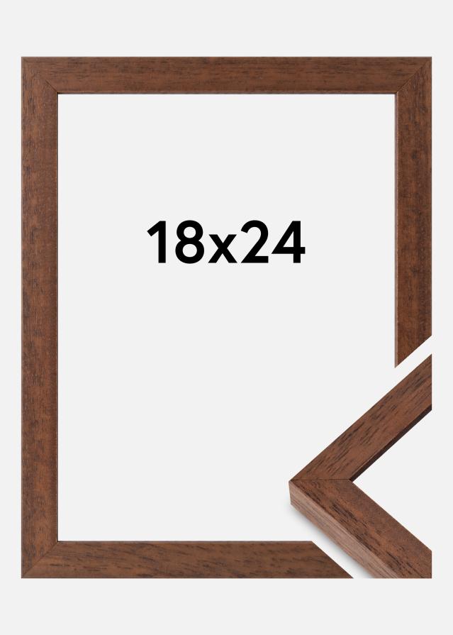 Ramme Hermes Akrylglas Teak 18x24 cm