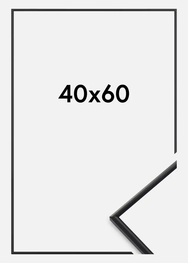 Ramme Can-Can Sort 40x60 cm