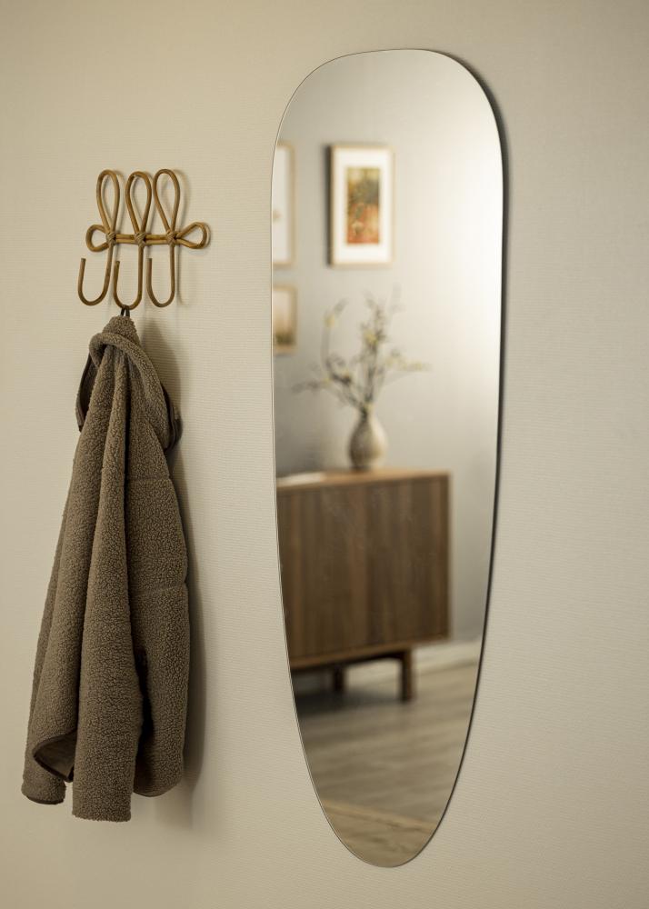 Spejl Oval Clear 55x140 cm