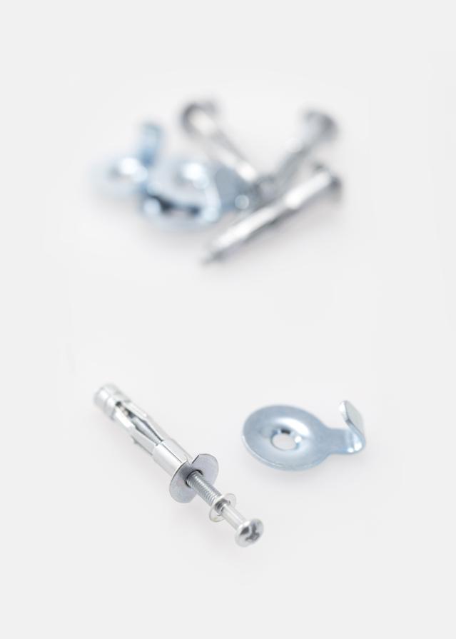 Skrue og plug til gipsvægge 4 mm - 4 pack