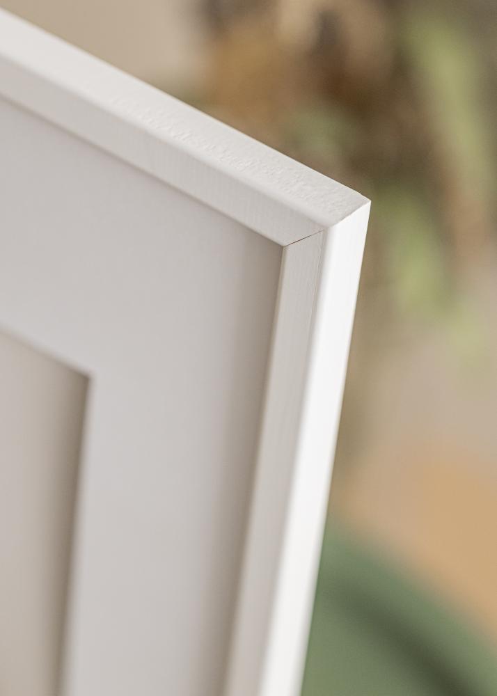 Ramme Galant Hvid 15x20 cm - Passepartout Hvid 4x6 inches