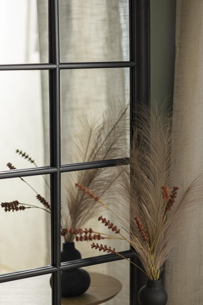 Spejl Window Tall Dome Sort 103x180 cm