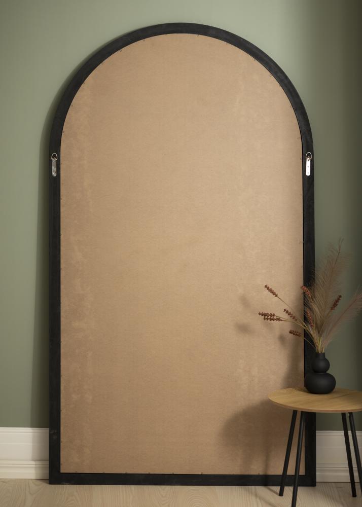 Spejl Window Tall Dome Sort 103x180 cm