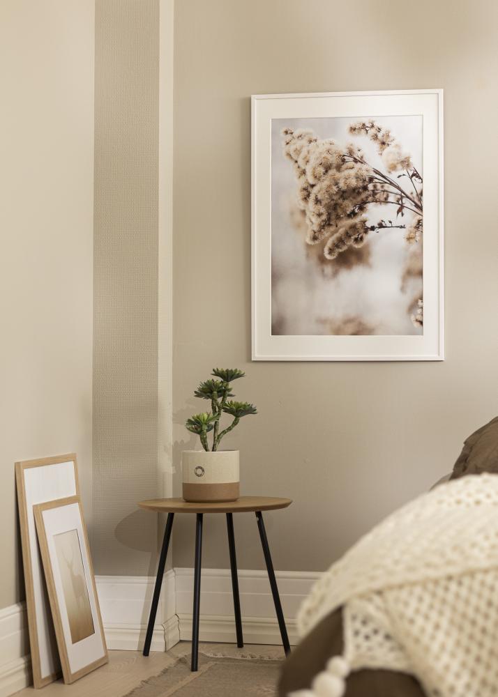 Ramme Galant Hvid 15x20 cm - Passepartout Hvid 4x6 inches