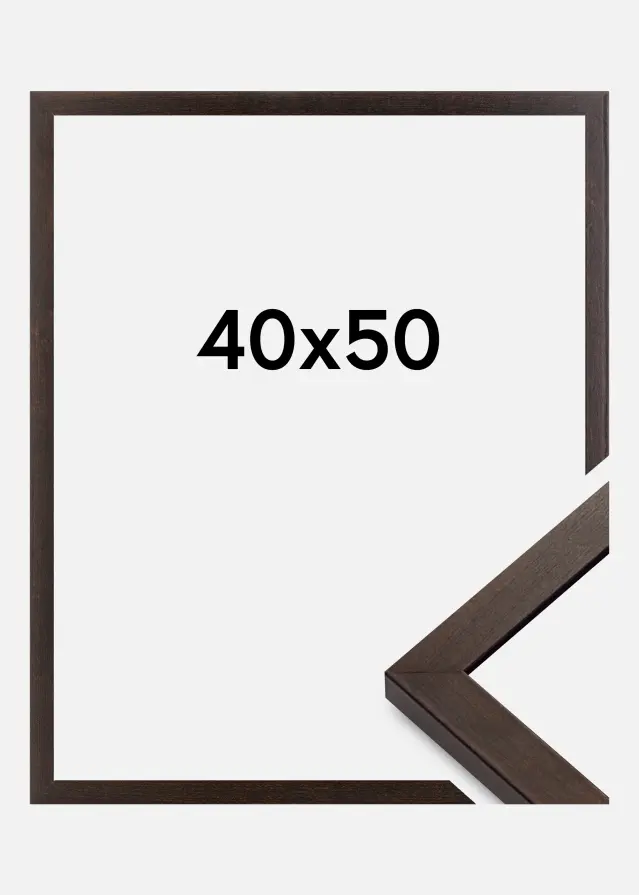 Ramme Selection Akrylglas Valnød 40x50 cm