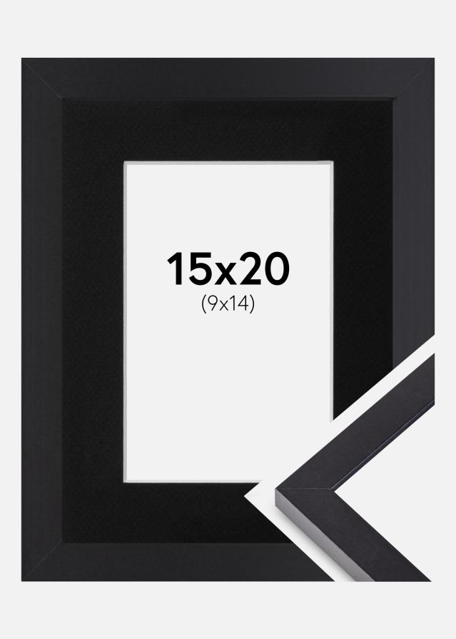 Ramme Selection Sort 15x20 cm - Passepartout Sort 10x15 cm