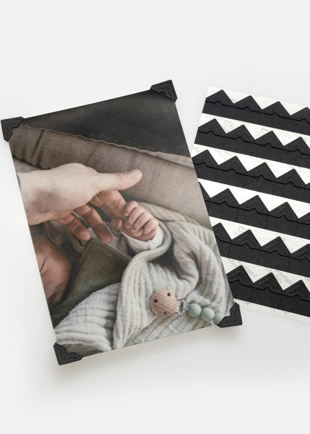 Product Image for 3L Creative Photo Corners Sort - 108 stk