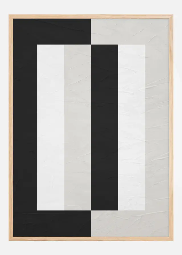 Black and White Line Art l Plakat