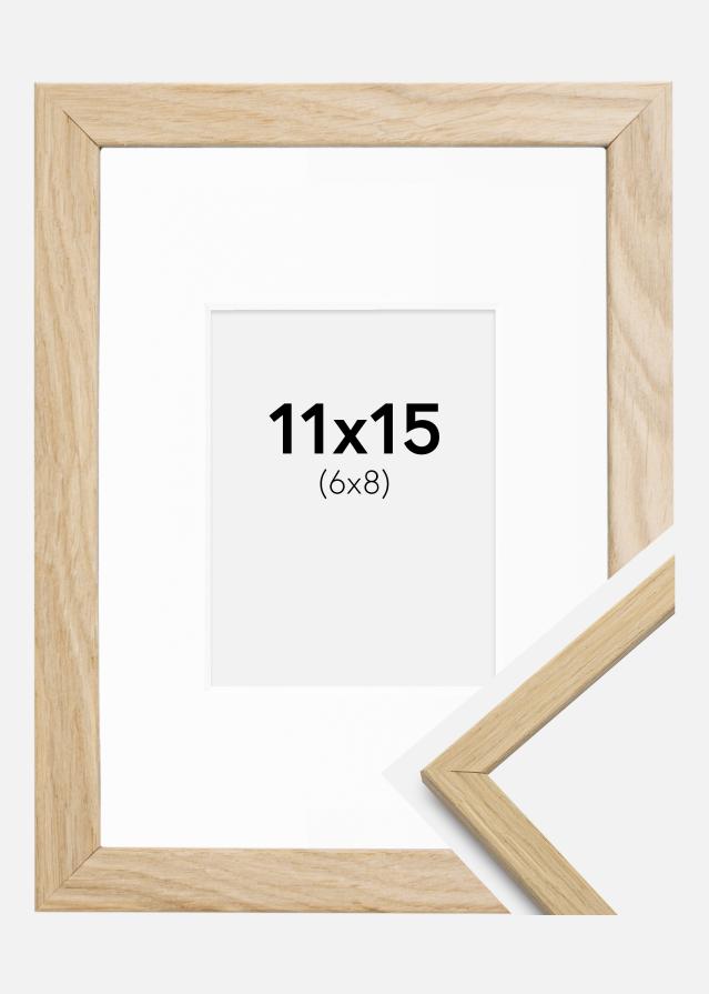 Ramme Edsbyn Eg 11x15 cm - Passepartout Hvid 7x9 cm