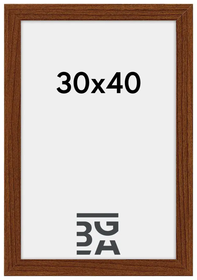 Ramme New Stockholm Valnød 30x40 cm