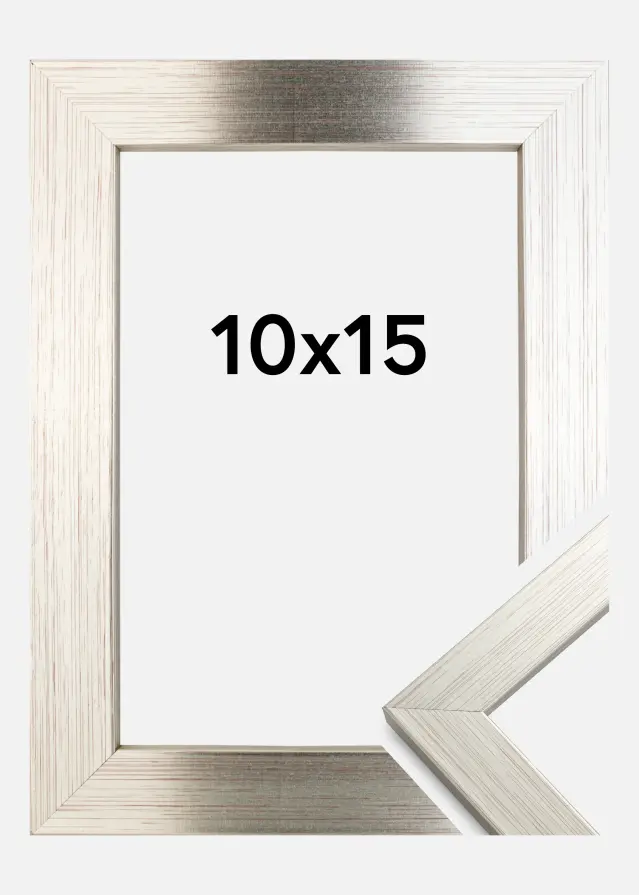 Ramme Silver Wood 10x15 cm