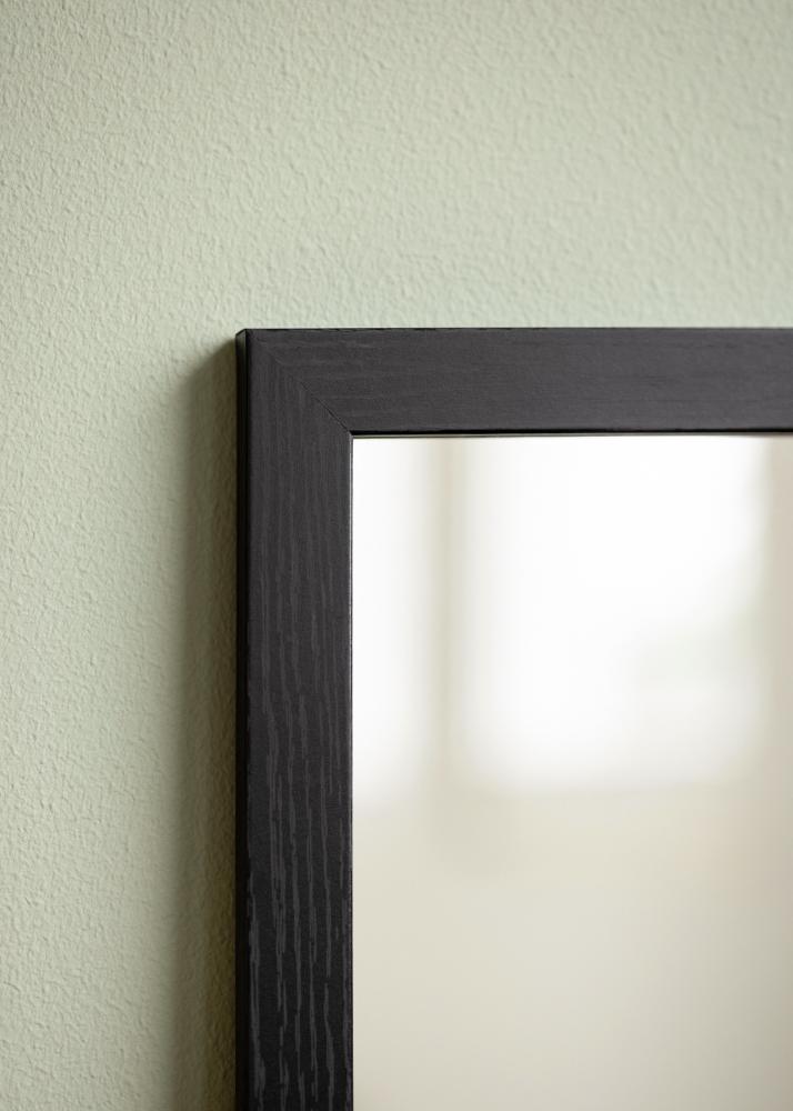 Spejl Overdoor Sort 34x100 cm