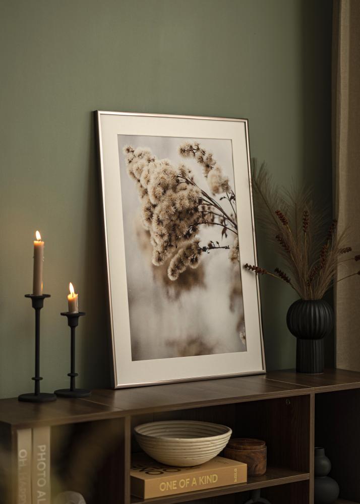 Ramme New Lifestyle Stål 50x70 cm - Passepartout Hvid 16x24 inches
