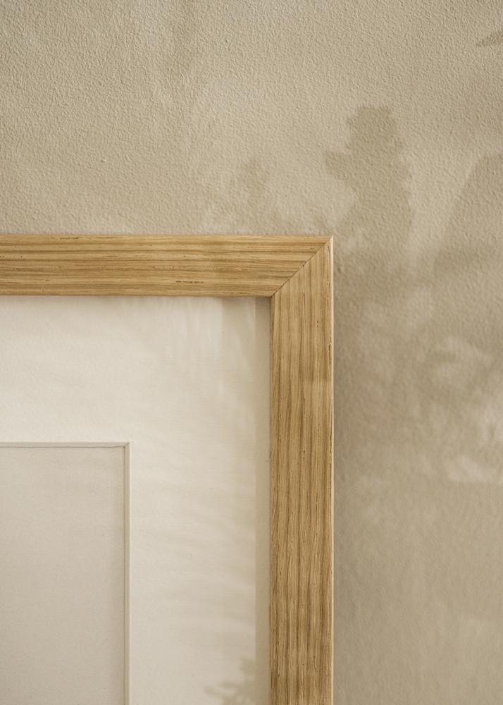 Blocky Eg 85x115 cm - Passepartout Hvid 70x100 cm