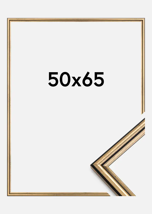 Ramme Horndal Akrylglas Guld 50x65 cm