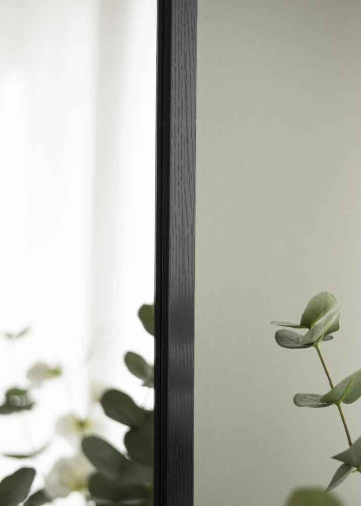 Spejl Overdoor Sort 34x100 cm