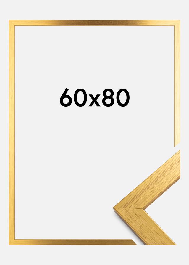 Ramme Gold Wood Akrylglas 60x80 cm