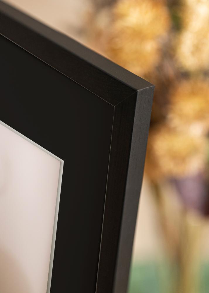 Ramme Stilren Sort 70x100 cm - Passepartout Sort 59,4x84 cm