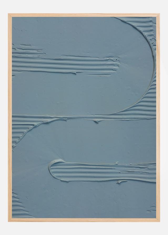 Mud Texture Blue II Plakat