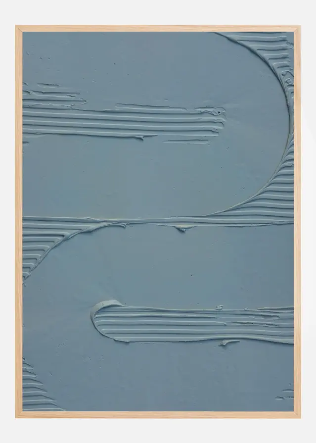 Mud Texture Blue II Plakat