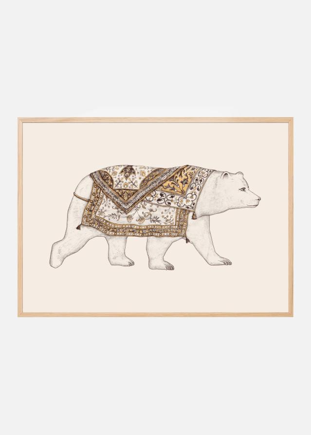 Ours Blanc Plakat