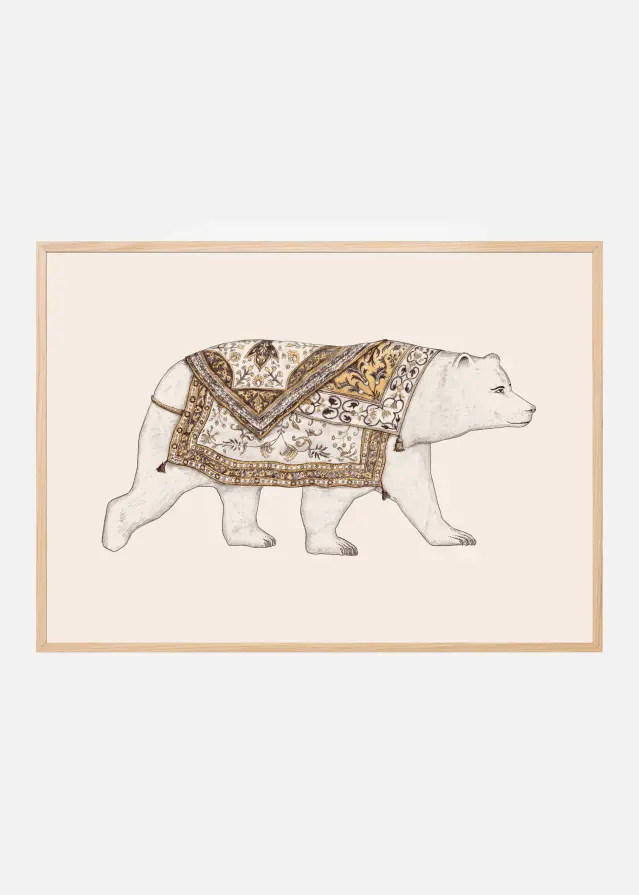 Ours Blanc Plakat