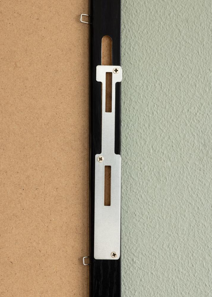 Spejl Overdoor Sort 34x100 cm