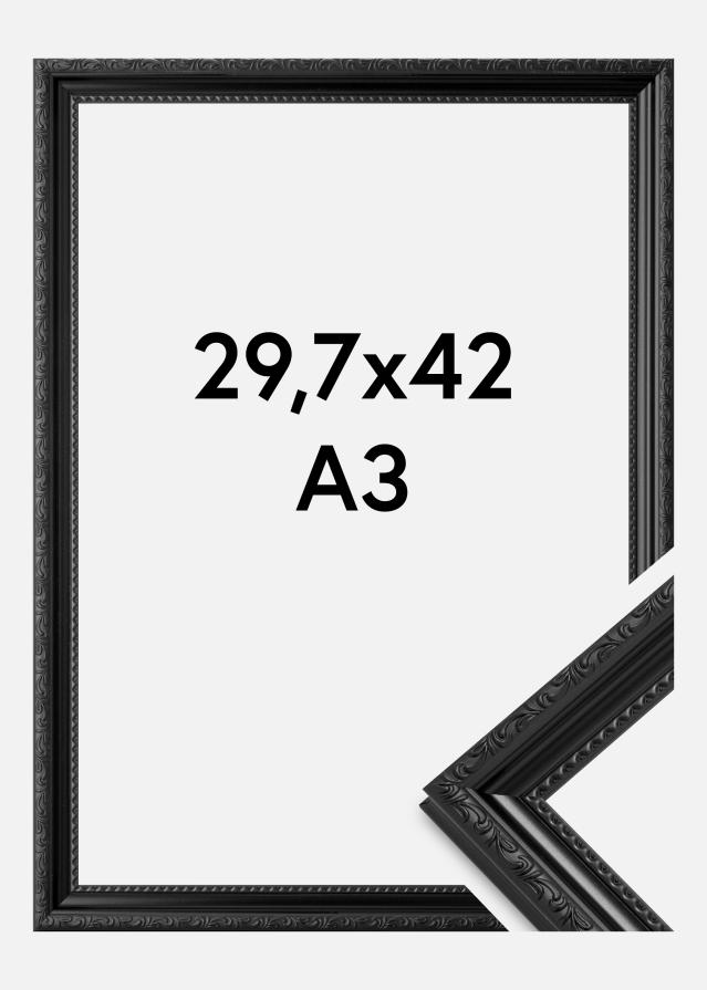 Ramme Abisko Akrylglas Sort 29,7x42 cm (A3)