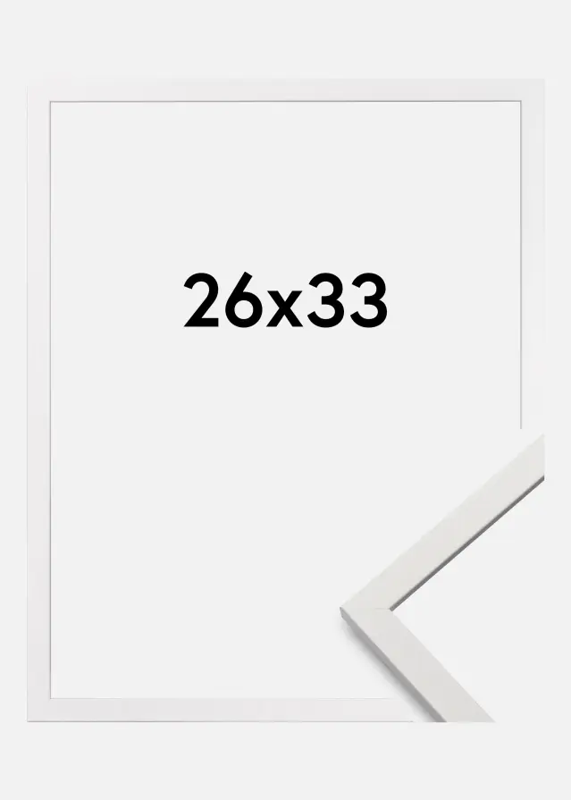 Ramme Edsbyn Akrylglas Hvid 26x33 cm