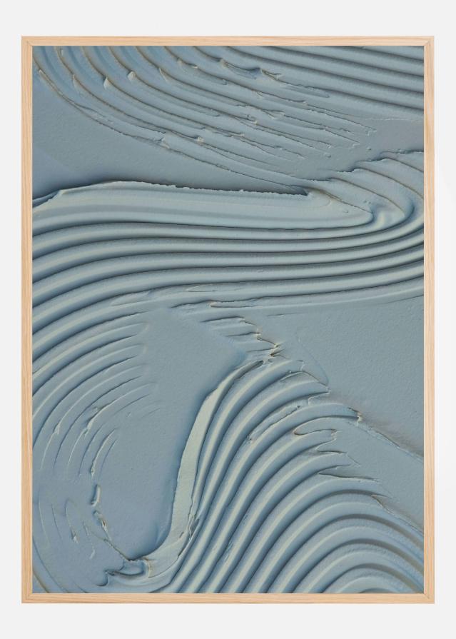 Mud Texture Blue I Plakat
