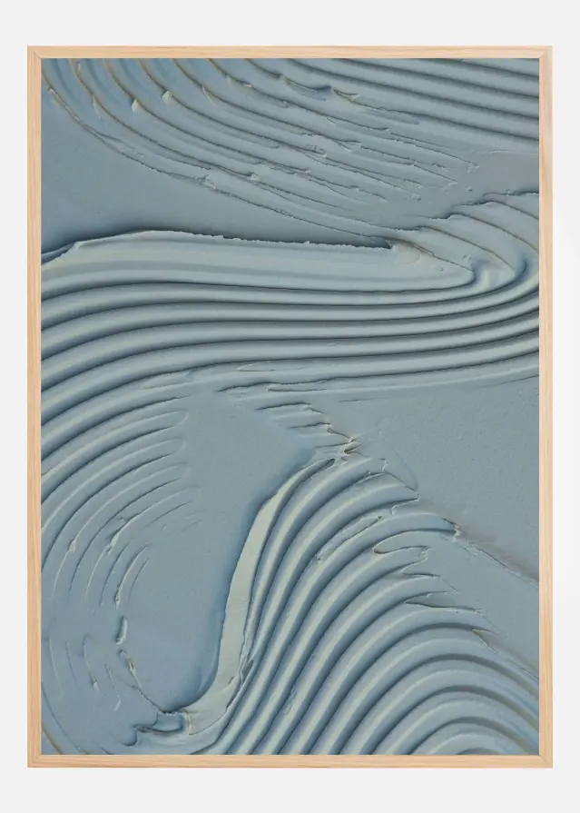 Mud Texture Blue I Plakat