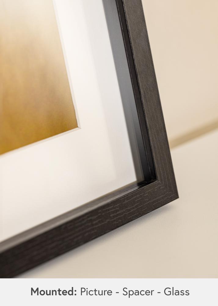 BGA Boksramme Akrylglas Sort 40x60 cm