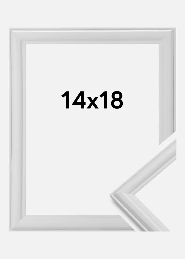 Ramme Line Hvid 14x18 cm