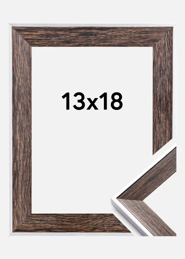 Ramme Bohemian Valnød 13x18 cm
