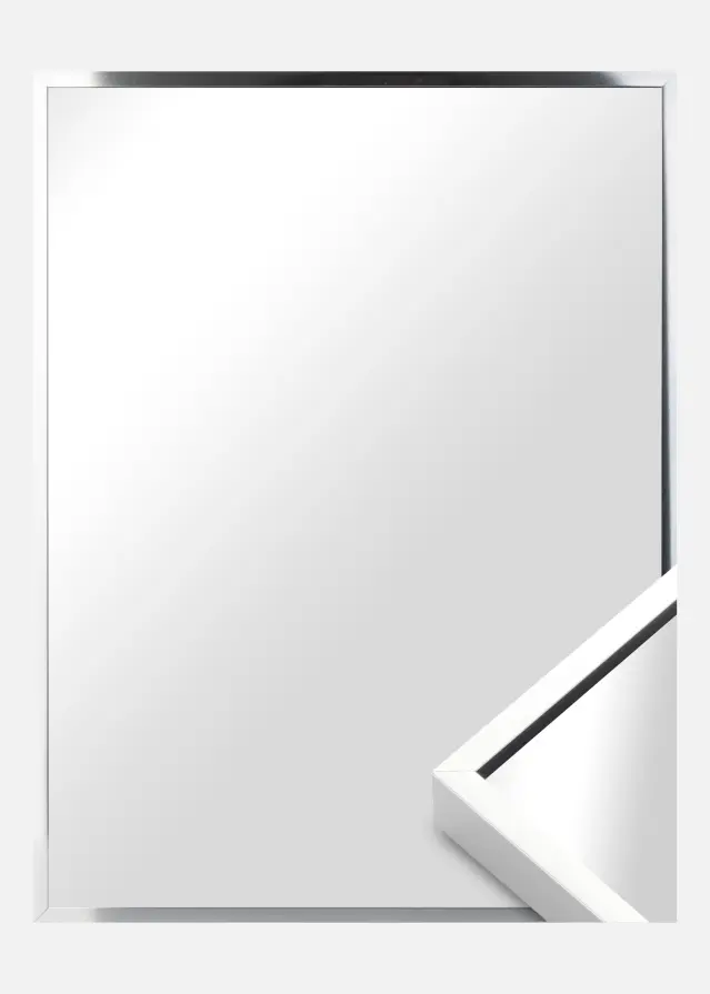 Spejl Nielsen Premium Alpha Blank Sølv - Egne mål